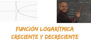 Función Logarítmica Creciente y Decreciente [upl. by Calie]