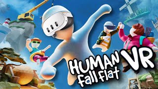 The Ultimate Wonky Physics Platformer in VR  Human Fall Flat VR Quest 3 [upl. by Ellekcim322]