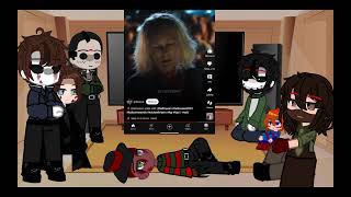 Slashers react to eachother 🔪 Michael Myers 🔪 Halloween no ships [upl. by Odradlig]