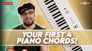 Your First 4 Chords on the Piano or Keyboard  Gear4music Keys and Piano [upl. by Jeuz]