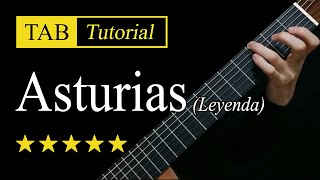 Asturias  Guitar Lesson  TAB [upl. by Vikky73]