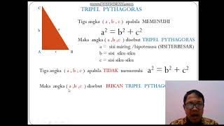 TRIPEL PYTHAGORAS pembuktian [upl. by Malvia322]