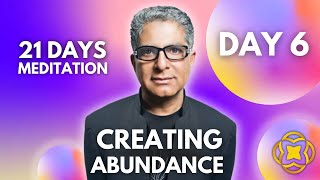 Day 6 GUIDE meditation  Creating abundance Deepak Chopra [upl. by Herold]