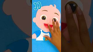 Easy CoComelon Crafts DIY Baby JJ 123 shorts cocomelon [upl. by Ettari]