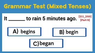 Try TO Pass This English Grammar Challenge 99 FAIL English Grammar Quiz part8 [upl. by Westbrooke]