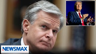 Wray just had to put a zinger in against Trump diGenova and Toensing  Rob Schmitt Tonight [upl. by Heriberto995]