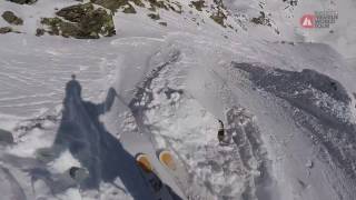 GoPro run Kylie Sivell  ChamonixMontBlanc staged in VallnordArcalís  FWT17 [upl. by Gnel975]