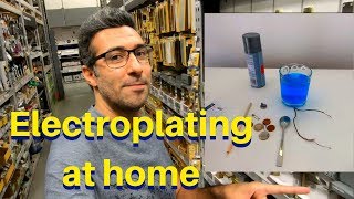 Electroplating at home Simple and easy [upl. by Eerehs]