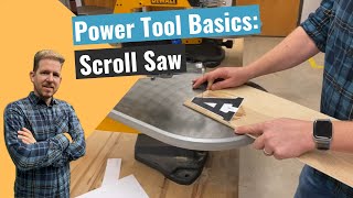 Power Tool Basics Scroll Saw [upl. by Ecnarual]