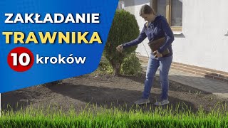 Zakładanie trawnika — 10 prostych kroków [upl. by Ayotl160]