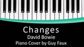 Changes  David Bowie  Piano Cover  Instrumental [upl. by Lokcin]