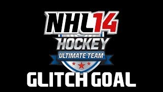 NHL 14 Hockey Ultimate Team  Glitch Goal [upl. by Thrift]