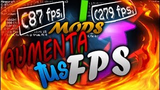 👉 CON ESTOS MODS SUBIRÁN TUS FPS AL MAXIMO ¡COMO AUMENTAR FPS EN MINECRAFT  FPS BOOST 100 FPS [upl. by Jeni]