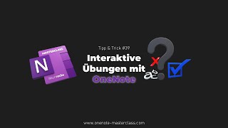 39  Interaktive Übungen mit OneNote [upl. by Shipman]