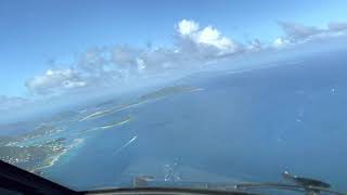 GIV Landing at Terrence B Lettsome Airport Tortola British Virgin Islands [upl. by Bartley]