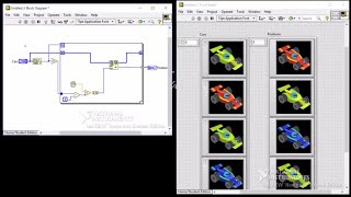 LabVIEW Array Example with Racecars [upl. by Aihcrop]