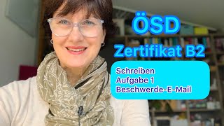 ÖSD Zertifikat B2  Schreiben 1  Beschwerde  Jobbörse vermittelt Praktikum  Deutsch lernen [upl. by Spring477]