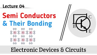 Semi Conductors amp their Bonding  Lecture 04 Electronic Devices amp Circuit [upl. by Damick29]