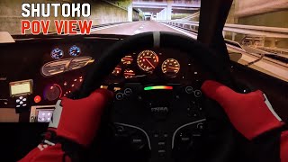 1200 HP Mazda RX7  POV View Shutoko Highway  ACC Sim Racing Setup [upl. by Gnuhc569]