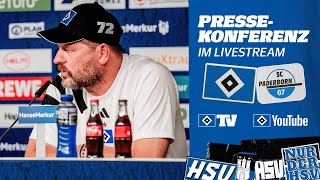 RELIVE PRESSEKONFERENZ I HSV vs SC Paderborn I 7 Spieltag [upl. by Repmek713]