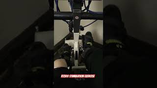 C5C6 T10 Quadriplegic  RT300 Stimulation Exercise Bike Full Run spinalcordinjury [upl. by Hazeghi]