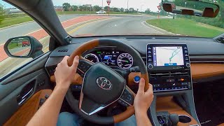 2021 Toyota Avalon Hybrid Limited  POV Test Drive Binaural Audio [upl. by Bernarr]