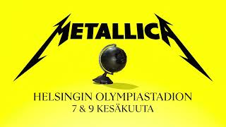 Metallica esiintyy Helsingin Olympiastadionilla kahtena iltana kesäkuussa 2024 [upl. by Goodkin418]