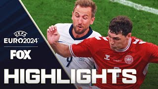 Denmark vs England Highlights  UEFA Euro 2024 [upl. by Nivej482]