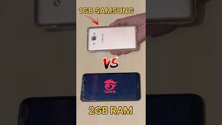 1GB SAMSUNG 😈 vs 2GB RAM vs Galaxy Z Fold 6  FREEFIRE SPEED TEST freefire shortsfeed shorts [upl. by Klemperer]