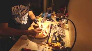 Installing two EMG 35DC on my bass [upl. by Elime]