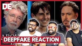 Deepfake Roundtable Reaction  George Lucas Tom Cruise Robert Downey Jr Jeff Goldblum Ewan McGregor [upl. by Aihtebat]