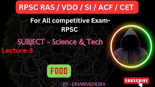 Food Digestion System  Science for RPSC RAS 2024 PRE amp MAINS [upl. by Fortunia522]