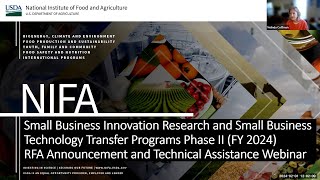 Technical Assistance Webinar SBIRSTTR FY24 Phase II Request for Applications [upl. by Thorvald]