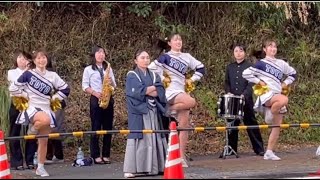 【東洋大学 2023 全日本大学駅伝】伊勢神宮編 ② 応援団長演舞★応援団＆Japan cheerleader Dance東洋大学 [upl. by Adneral397]