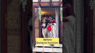 Before amp After Going To Function 🤣 uk mallu couple comedy funny shorts relatable enjoy fun [upl. by Noyad]