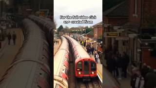 Central line train arriving at Epping station [upl. by Amees]