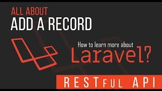 Add a Record  RESTful API with Laravel  03 [upl. by Ronnoc]