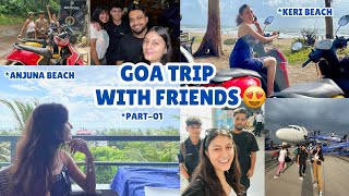 Finally reached GOA😍  GOA Vlog Pt1  Kanika Devrani [upl. by Noiram]