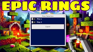 Epic Rings Addon For McpeBedrock 12141 [upl. by Caryn184]