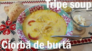 Ciorba de burta  Tripe soup [upl. by Ainslee]