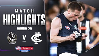 Collingwood v Carlton Highlights  Round 20 2023 [upl. by Ullman]