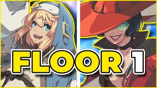 GGST Floor 1 ▶️ Bridget vs Ino  Low Level Gameplay [upl. by Madalyn148]