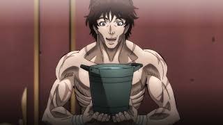 Baki Eats a Ton of Food  BAKI Clip  Netflix Anime [upl. by Sayers]