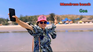 Mandrel beach Goa a beautiful place Calangute beach  Baga beach  Panjim Goa [upl. by Lunsford194]