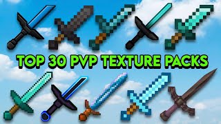 Top 30 Texturepacks For PvP amp Crystal PvP 119 [upl. by Herman]