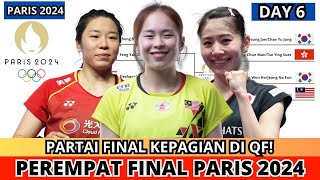 SERU DRAW DAN JADWAL PEREMPAT FINAL BADMINTON OLIMPIADE PARIS 2024 SEKTOR GANDA paris2024 [upl. by Zilvia]