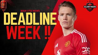 Deadline WEEKINCOMINGS amp OUTGOINGS Man Utd news gloryredsfc manchesterunited [upl. by Hovey53]