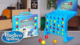 ‘Connect 4 Shots Game’ Official Spot  Hasbro Gaming [upl. by Lexy]