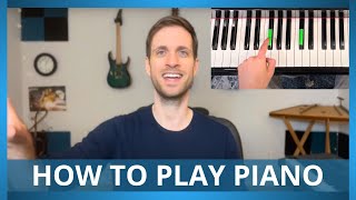 How to Play Piano For Beginners The ONLY Video Youll Need [upl. by Otis]