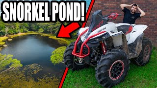 FourWheelers DESTROY My POND [upl. by Nerrad614]